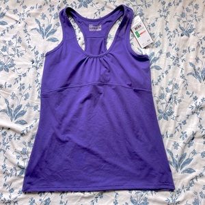 Never-before-worn Under Armour UA Yoga Tank with built in sports bra